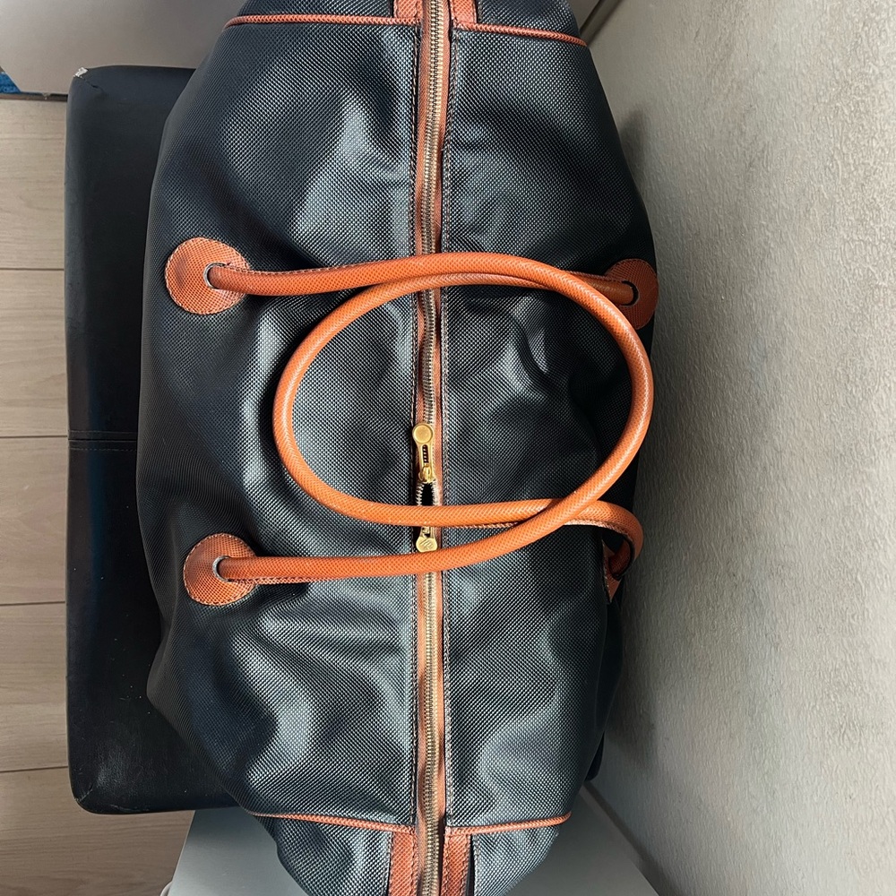 Vintage Bottega Veneta Marco Polo weekender duffle - Black and Brown Bag